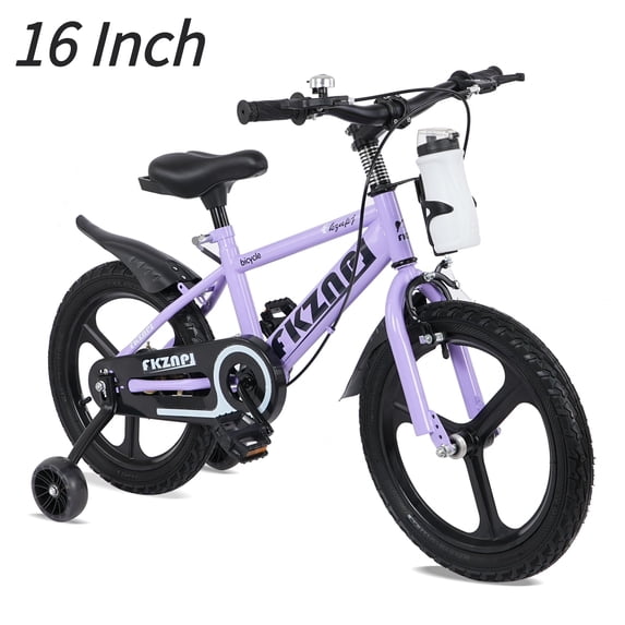 16 Inch Kids' Bike with Training Wheels, 1-Speed Boys Bicycles for 3-7 ...