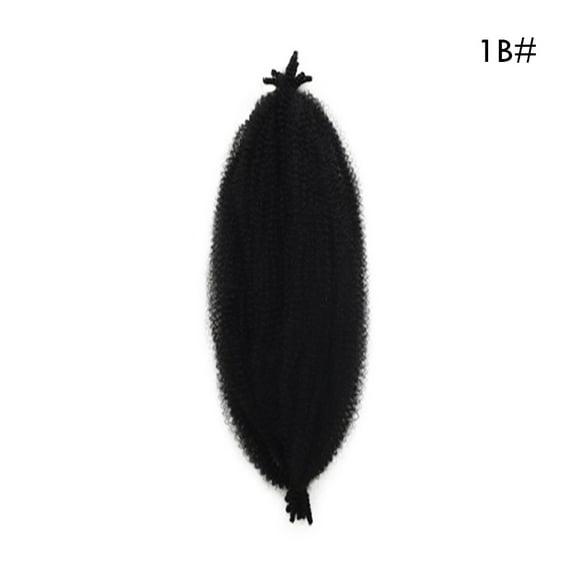 16 Inch Kinky Twist Marley Braiding Crochet Hair Synthetic Pre-Separated Springy Afro Twist Hair For Butterfly Locs Braids