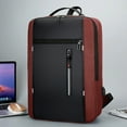thumbnail image 1 of 16 Inch Laptop Backpack, Built In USB Charging Port, Breathable Comfort Shoulder Support, Water Resistant Slim Computer Bag for Men Women Business College School Outdoor Travel Gift, 1 of 5