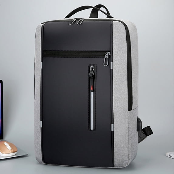 16 Inch Laptop Backpack, Built In USB Charging Port, Breathable Comfort Shoulder Support, Water Resistant Slim Computer Bag for Men Women Business College School Outdoor Travel Gift