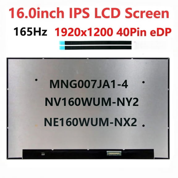 16 Inch Laptop LCD Screen MNG007JA1-4 NV160WUM-NY2 NE160WUM-NX2 Display Matrix