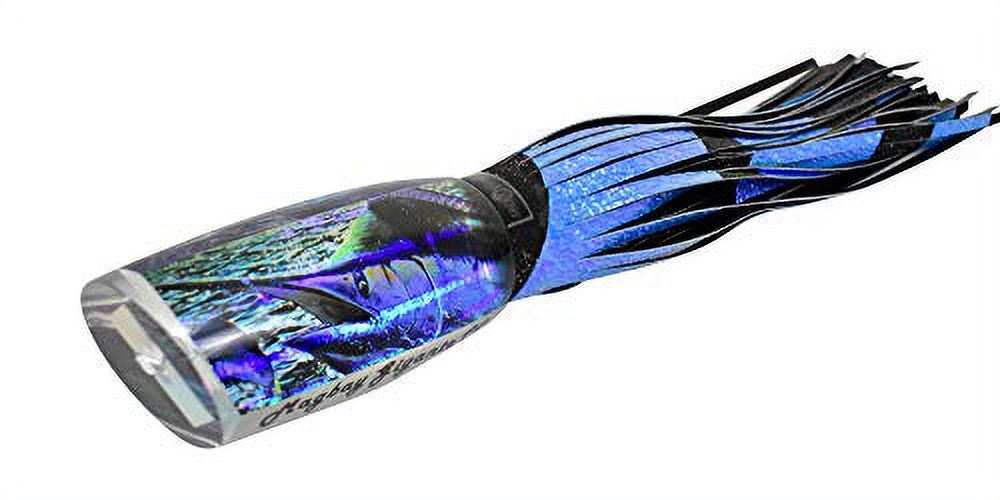 16 Inch Large Marlin Plunger Teaser Lure (18 oz) Featuring Custom Carey