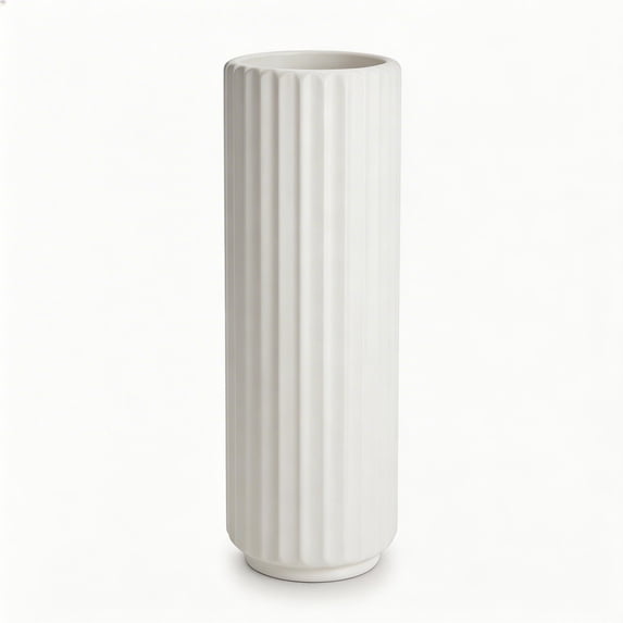 16 Inch Large Plastic Floor Vase, Modern Decorative Flower Container for Living Room and Office, Modern Home Accent for Floor or Table Display, for Faux and Dried Flowers