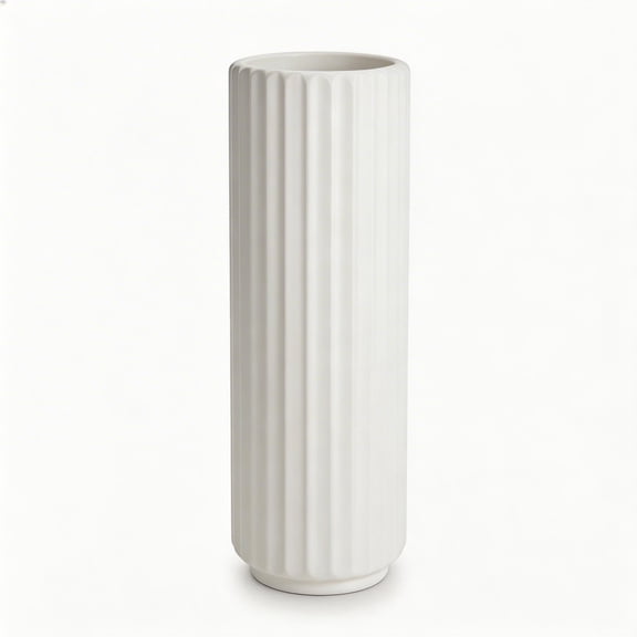 16 Inch Large Plastic Floor Vase, Modern Decorative Flower Container for Living Room and Office, Modern Home Accent for Floor or Table Display, for Faux and Dried Flowers