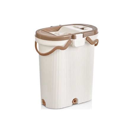 16-Inch Light Pink Microfiber Mop and Bucket Kit, Delivering Effortless Cleaning Performance