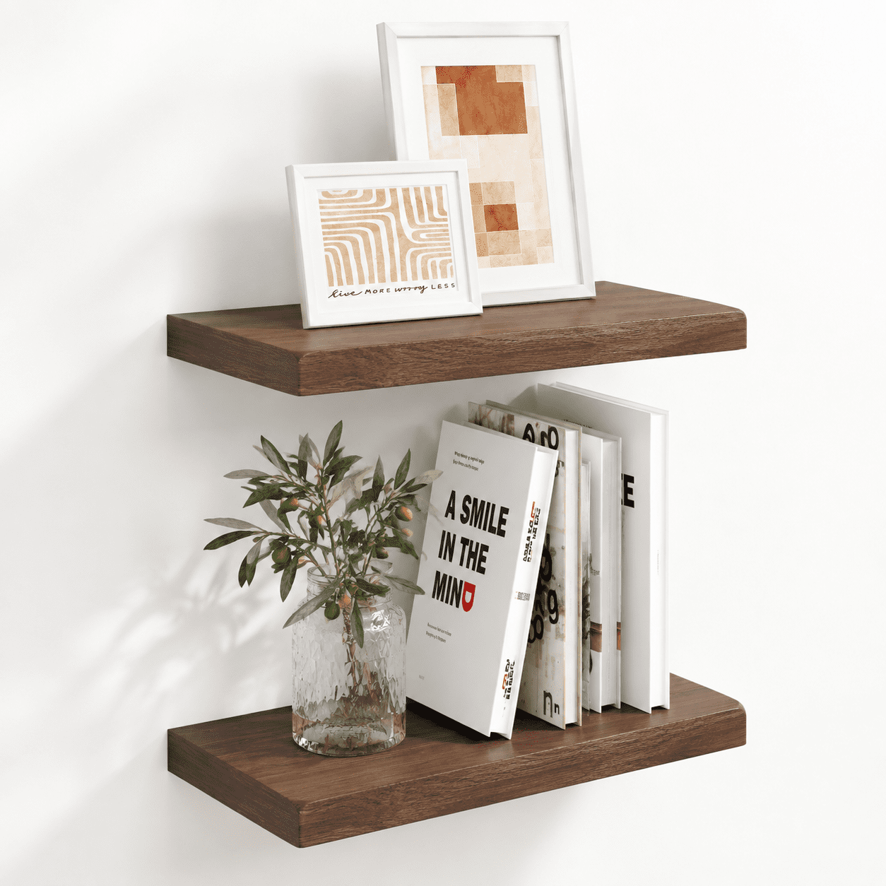 16 Inch Long Floating Shelves 9.3 Deep Shfor Wall Living Room Kitchen
