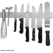 Modern Innovations 16 Inch Stainless Steel Magnetic Knife Bar with Multi-Purpose Functionality as a Knife Holder, Knife Strip, Magnetic Tool Organizer, Art Supply Organizer & Home Organizer