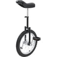 thumbnail image 1 of 16 Inch Outdoor Wheel Unicycle, Height Adjustable Unicycle for Adults Balance Exercise Bicycle w/Aluminum Alloy Rim and Pedals, One Wheel Bike for Indoor Sports Exercises, 1 of 14