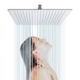 thumbnail image 1 of 16" Square Rain Shower Head - 304 Stainless Steel High Pressure Showerhead with Air Energy Tech (Brushed Nickel), 1 of 5