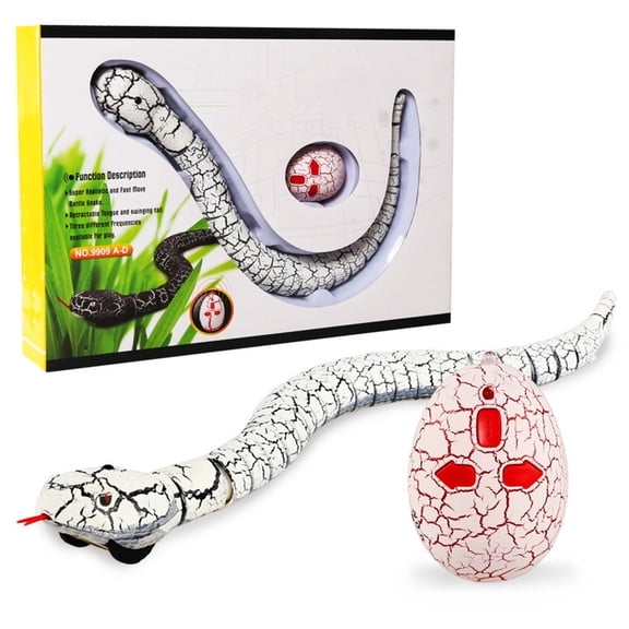16 Inch Realistic Remote Control Rattlesnake Infrared Controlled Movement Prank Prop, Party Entertainment Desk Display Large Box Packaging Novelty Activity