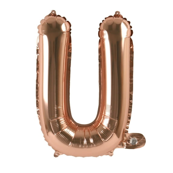 16 Inch Rose Gold Foil Number Balloon