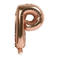 thumbnail image 1 of 16 Inch Rose Gold Foil Number Balloon, 1 of 1