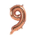 thumbnail image 1 of 16 Inch Rose Gold Foil Number Balloon, 1 of 1