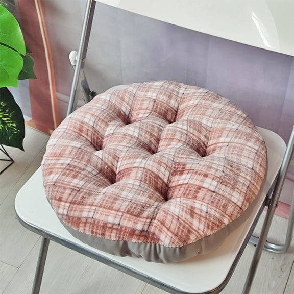 16 Inch Round Floor Cushions Tatami Mat Floor Mat Flexible Seating Classroom Furniture Floor Pillow for Home, Daycare, Yoga and Meditation (Pink)