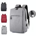 thumbnail image 1 of 16 Inch Slim Waterproof Laptop Backpack with USB Charging Port, Casual Daily Bag ,Gray, 1 of 9