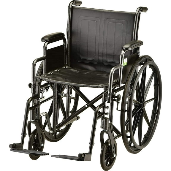 16 Inch Steel Wheelchair w/ Detachable Arms & Footrests - 1 Each / Each - 5165S