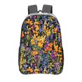 thumbnail image 1 of 16 Inch Transparent Backpack With Lightweight And Durable Design Without Pockets Transparent For Work Business Travel Sports Flowers (5), 1 of 7