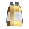 thumbnail image 1 of 16 Inch Transparent Backpack With Lightweight And Durable Design Without Pockets Transparent For Work Business Travel Sports Gold Stripe_4, 1 of 7