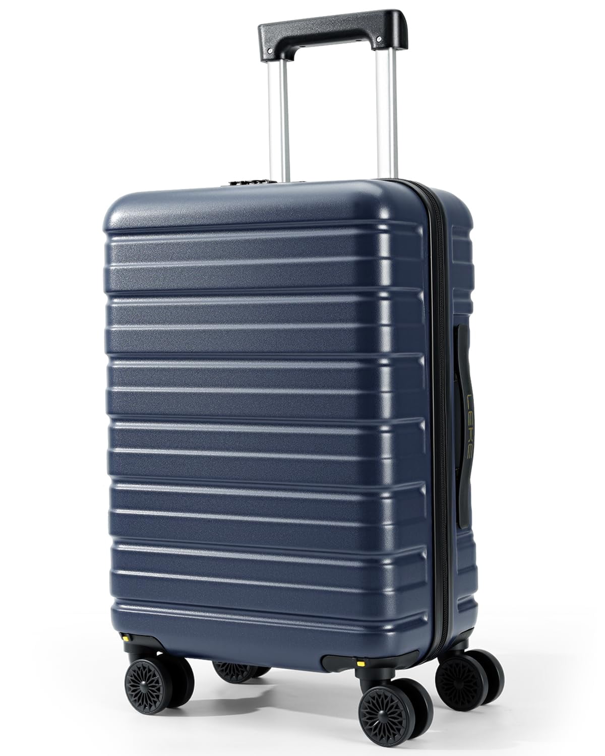 16 Inch Underseat Carry On Luggage Airline Approved, Hardside Suitcase with TSA Lock, Lightweight ABS Spinner Wheels Travel Bag, Blue