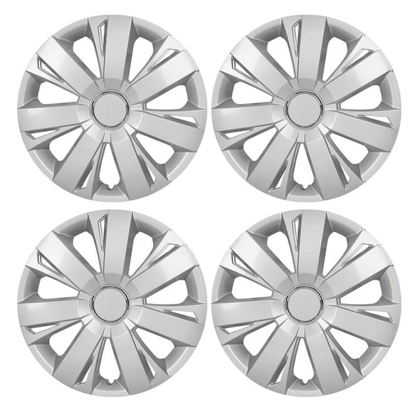 16-inch Universal Wheel Rim Cover Hubcaps,Special Design Fashion Shape Replacement Rim Cover Hubcaps,Car Truck SUV Wheel Hub Accessories,Set of 4,Lacquer