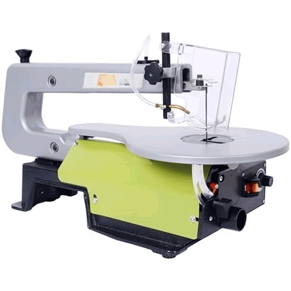 16-Inch Variable Speed Scroll Saw, Extra-Large Tilting Table (0-45 Left), 550-1600 SPM, 2" Max Cutting Thickness Precision Woodworking Tool for Intricate Cuts, DIY Crafts & Workshop Projects