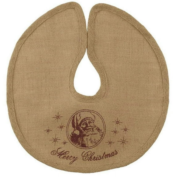 Christmas Tree Skirt Vintage Santa 16 Inch