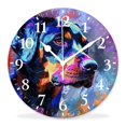 16 Inch Wall Clock Battery Operated Silent Clock Decorative for Office