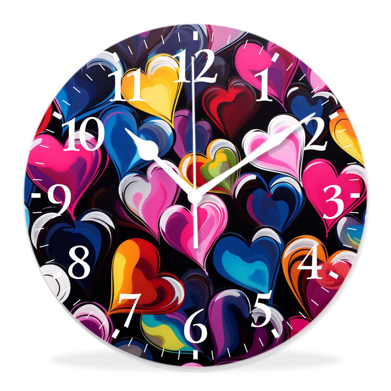 16 Inch Wall Clock Battery Operated Silent Clock Decorative for Office ...
