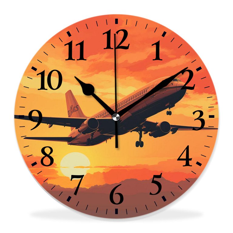 16 Inch Wall Clock Battery Operated Silent Clock Decorative for