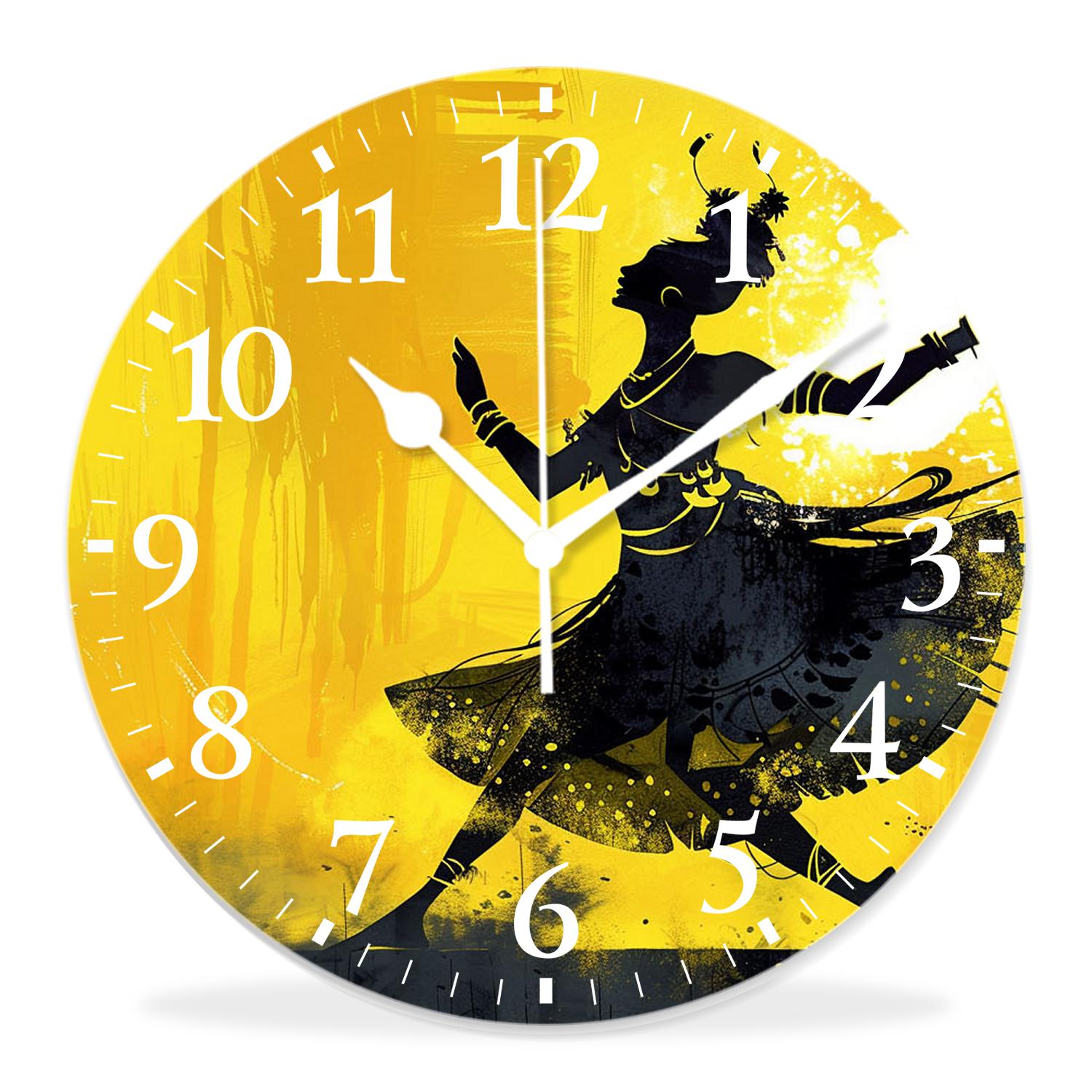16 Inch Wall Clock Battery Operated Silent Clock Decorative for Office ...