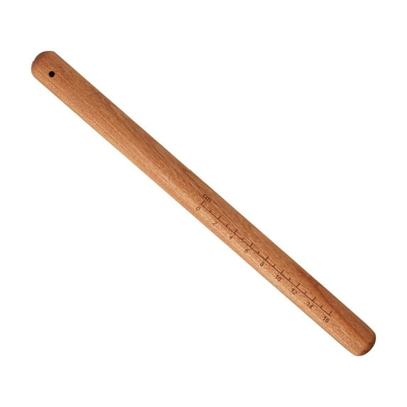 16 Inch Wooden Rolling Pin for Baking and Cooking, Durable Non-Stick Surface, Multi-Purpose Dough Roller & Crusher for Pastry, Pizza, Cookies, Noodles, and Household Kitchen Use