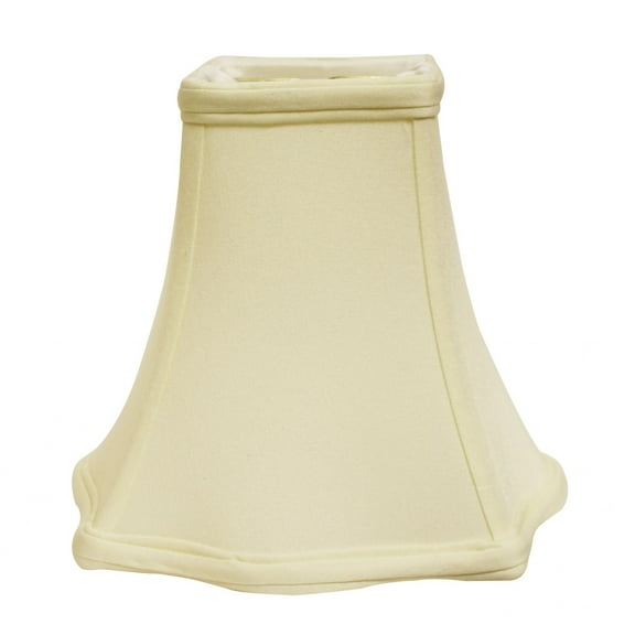 16" Ivory Premium Square No Slub Lampshade