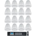 thumbnail image 1 of (16) JBL Control 64P/T 4" 30w Commercial 70v Hanging Pendant Speakers+Amplifier, 1 of 14