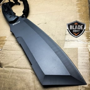 16" JUNGLE Cleaver Fixed Blade Camping Survival Outdoor Hunting Knife