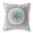 thumbnail image 1 of 16" Jewel Circle Broadcloth Blown and Closed Pillow in Multi-Color Fabric, 1 of 5