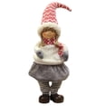 thumbnail image 1 of Northlight 16" Red and Ivory Gnome Young Girl Christmas Tabletop Figurine, 1 of 2