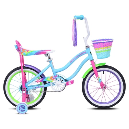 16" Kent Little Missmatched Hise Rise Bicycle, Fits Rider 3'2"-4'2", Blue/Green, Child, Unisex