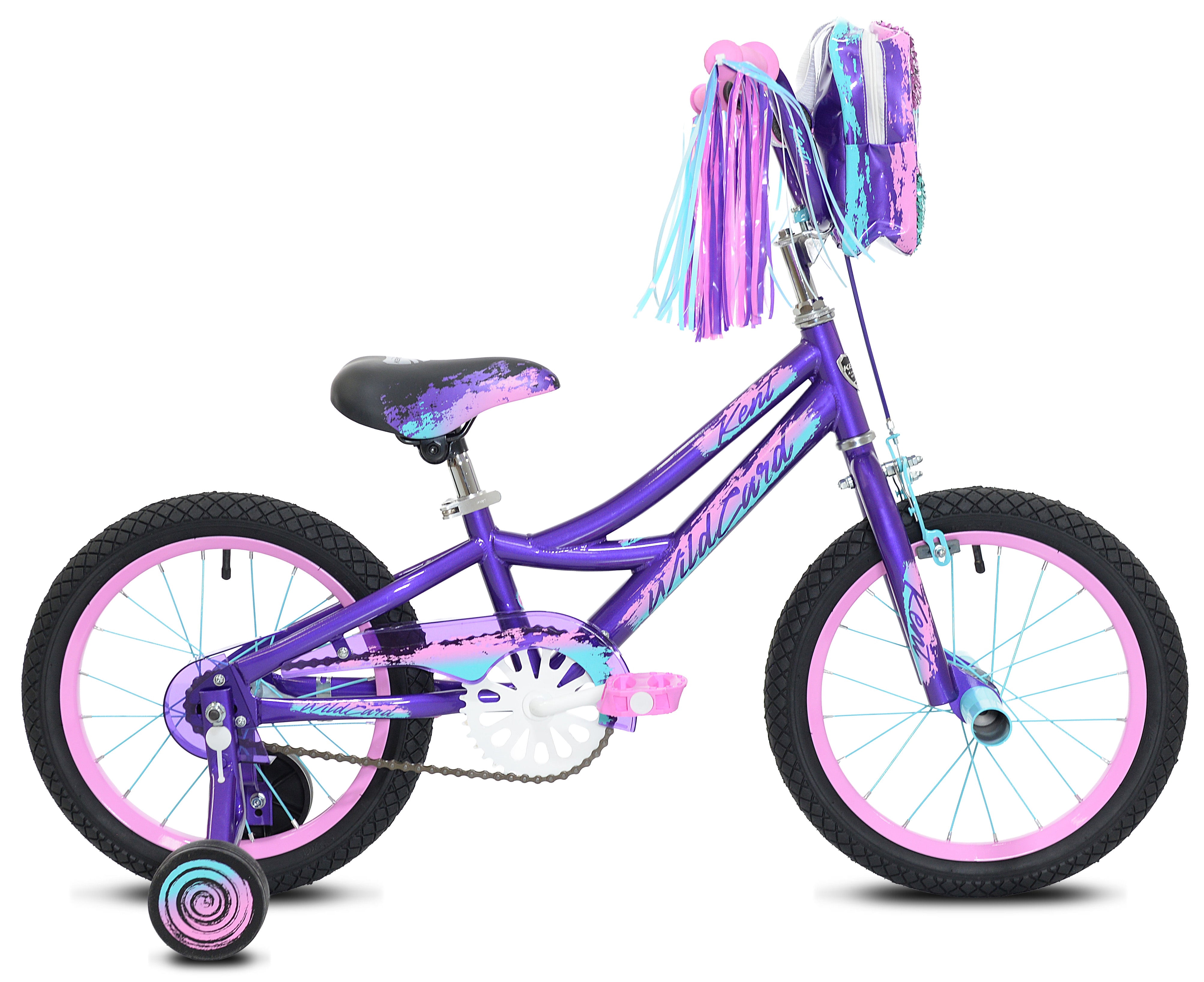 16" Kent Wildcard, Girls Bicycle, Blue/Purple