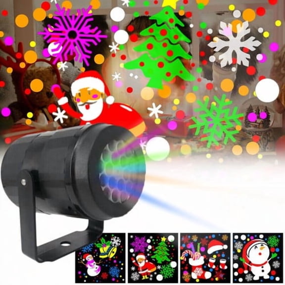 16 Kinds Of Christmas Patterns Outdoor Christmas Projector Laser Light Snow Landscape Xmas Lamp