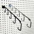 thumbnail image 1 of 16" L Pegboard 5 Hook Waterfall Faceout Hook, Chrome - 25 Pack, 1 of 1