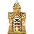 thumbnail image 1 of Northlight LED Lighted Gingerbread House with Icing Accents Christmas Decoration - 16", 1 of 8