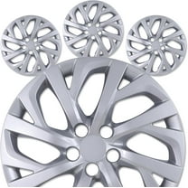 16" Lacquer Hubcaps Compatible with 2009-2026 Toyota Corolla,Snap-on Installation with retention rings,Set of 4 Wheel Rim Covers Compatible with Steel Wheels