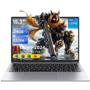 15.3 Laptop 24GB RAM 512GB SSD,Intel Core i5 Processorup to 3.6GHz,Windows 11 Pro,1610 Notebook Computer Display,MS Office 365,HDMI