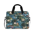 thumbnail image 1 of 16" Laptop Briefcase, Detachable Anti-Slip Shoulder Strap, Multi-Compartment Work Travel Bag Beautiful Hawaiian, 1 of 8