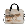 thumbnail image 1 of 16" Laptop Briefcase for Work Travel Laptop Shoulder Bag Carrying Handbag Laptop Case Abstract Wild Animals, 1 of 8