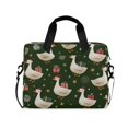thumbnail image 1 of 16" Laptop Briefcase for Work Travel Laptop Shoulder Bag Carrying Handbag Laptop Case Cartoon Geese Carrying Presents, 1 of 8