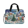 thumbnail image 1 of 16" Laptop Briefcase for Work Travel Laptop Shoulder Bag Carrying Handbag Laptop Case Charming Christmas Scene, 1 of 8