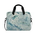 thumbnail image 1 of 16" Laptop Briefcase for Work Travel Laptop Shoulder Bag Carrying Handbag Laptop Case Delicate Dragonflies Pattern, 1 of 8