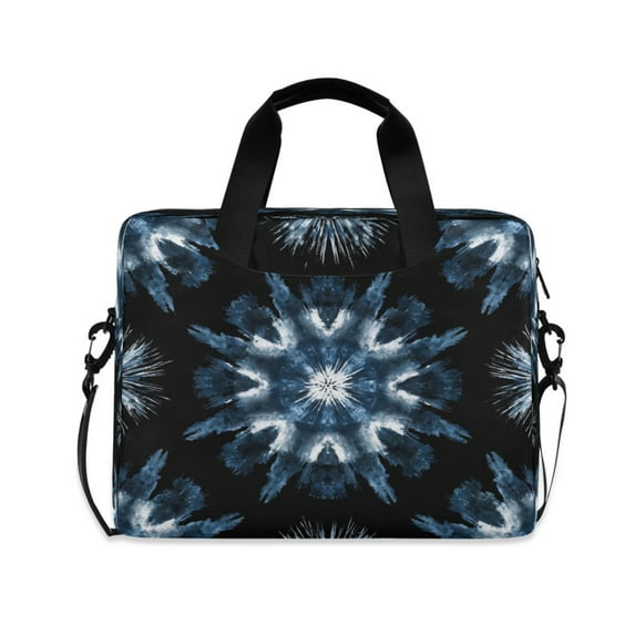16" Laptop Briefcase for Work Travel Laptop Shoulder Bag Carrying Handbag Laptop Case Explosion Of Blue Ink