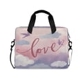 thumbnail image 1 of 16" Laptop Briefcase for Work Travel Laptop Shoulder Bag Carrying Handbag Laptop Case Gentle Clouds and Flying Birds, 1 of 8